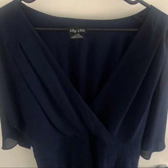 City Chic wrap top size L - Picture 8 of 11